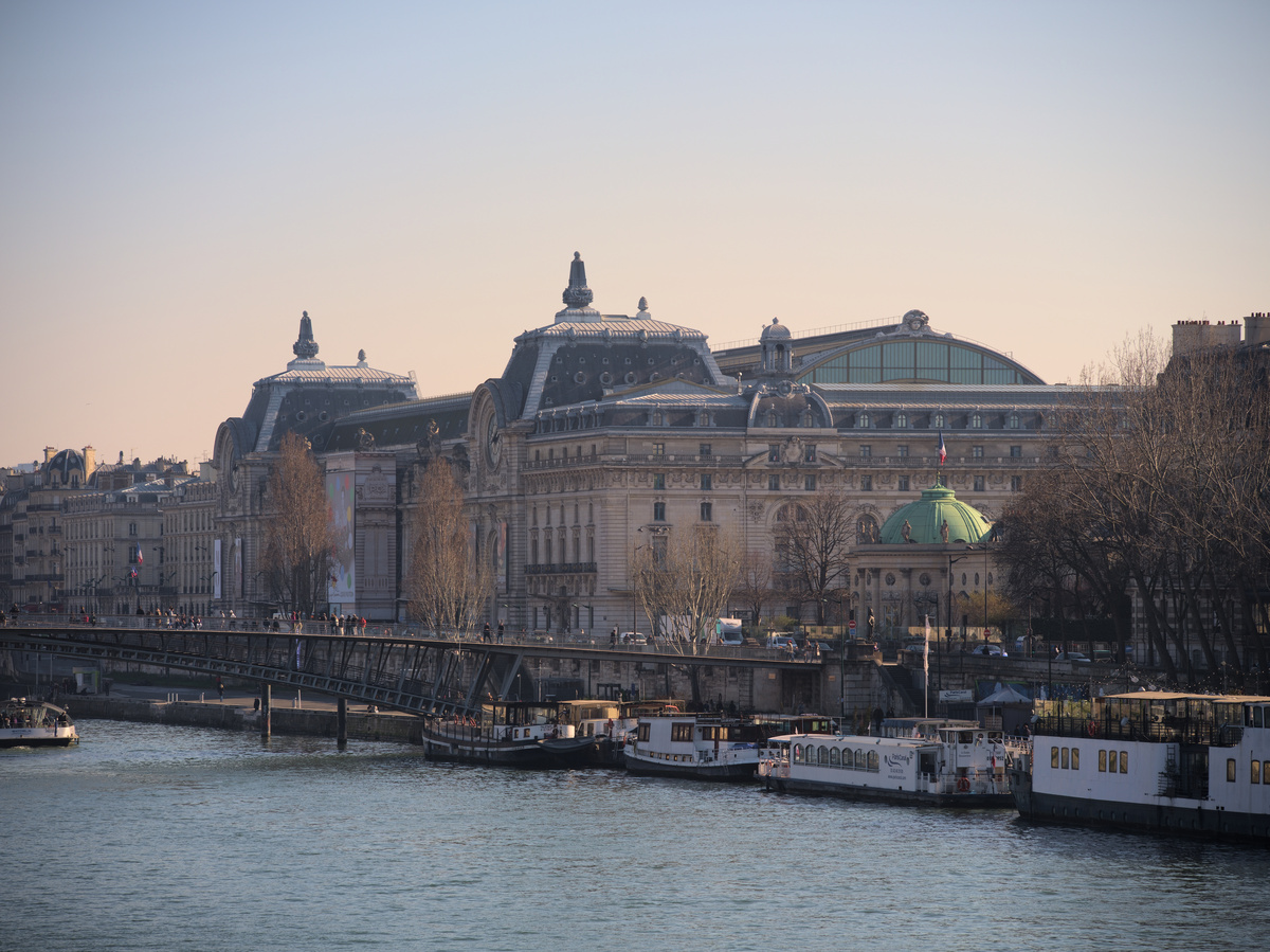 The Orsay from across the Seine 